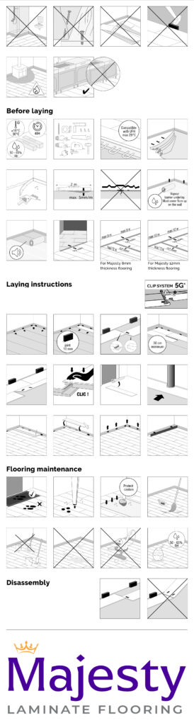 Majesty Laminate Flooring Installation Instructions